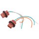 thumbnail image 5 of Adaptador hembra para faros delanteros, 2 uds., enchufe LED, cableado, arnés de cableado, enchufes, cable, estética elegante, 5 of 12