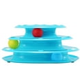 thumbnail image 2 of Cat Toys Cat Track Interactive Ball Toys Kittens Rollers Play Toys 4 Layers Towers Tracks 360° Electric Rotating Toys, 2 of 6