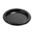 thumbnail image 3 of Genuine Joe Reusable Plastic Black Plates - 6" Diameter Plate - Plastic - Serving - Disposable - Black - 1000 Piece[s] / Carton (10427ct), 3 of 6
