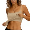 thumbnail image 2 of SwiftWear Women's Built-In Bra Tank Top Double Lined Soft Sleeveless Camisole Soft Comfort & Summer Cropped Cami Layering, 2 of 6