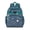 Blue-green-12, variant on Mystical Goth Students Backpack with Gothic Astrology Sun and Moon Print, Celestial Spiritual Design, Adjustable Chest Strap and Durable for School