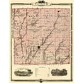 thumbnail image 2 of Andreas 15x18 White Modern Wood Framed Museum Art Print Titled - Taylor Iowa Landowner - Andreas 1875, 2 of 4