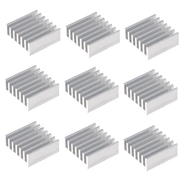 Disipador de calor, radiador con cinta de aluminio, cojín de enfriamiento, alfombrilla de enfriamiento, módulo de aluminio, chip, 72 piezas