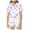 E-White, variant on Little Girls Silk Pajamas Set Butterfly Printed Short Sleeve Button Down Nightwear with Shorts Summer PJS for Girls Cute Clothes for Girls 4T
