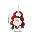 thumbnail image 3 of Christmas Door Knob Hangers Cute Fabric Christmas Door Handle Decorations Holiday Xmas Doorknob Hanging Ornaments Sign for Christmas Tree Home Bedroom Hotel Door Window Decor, 3 of 6