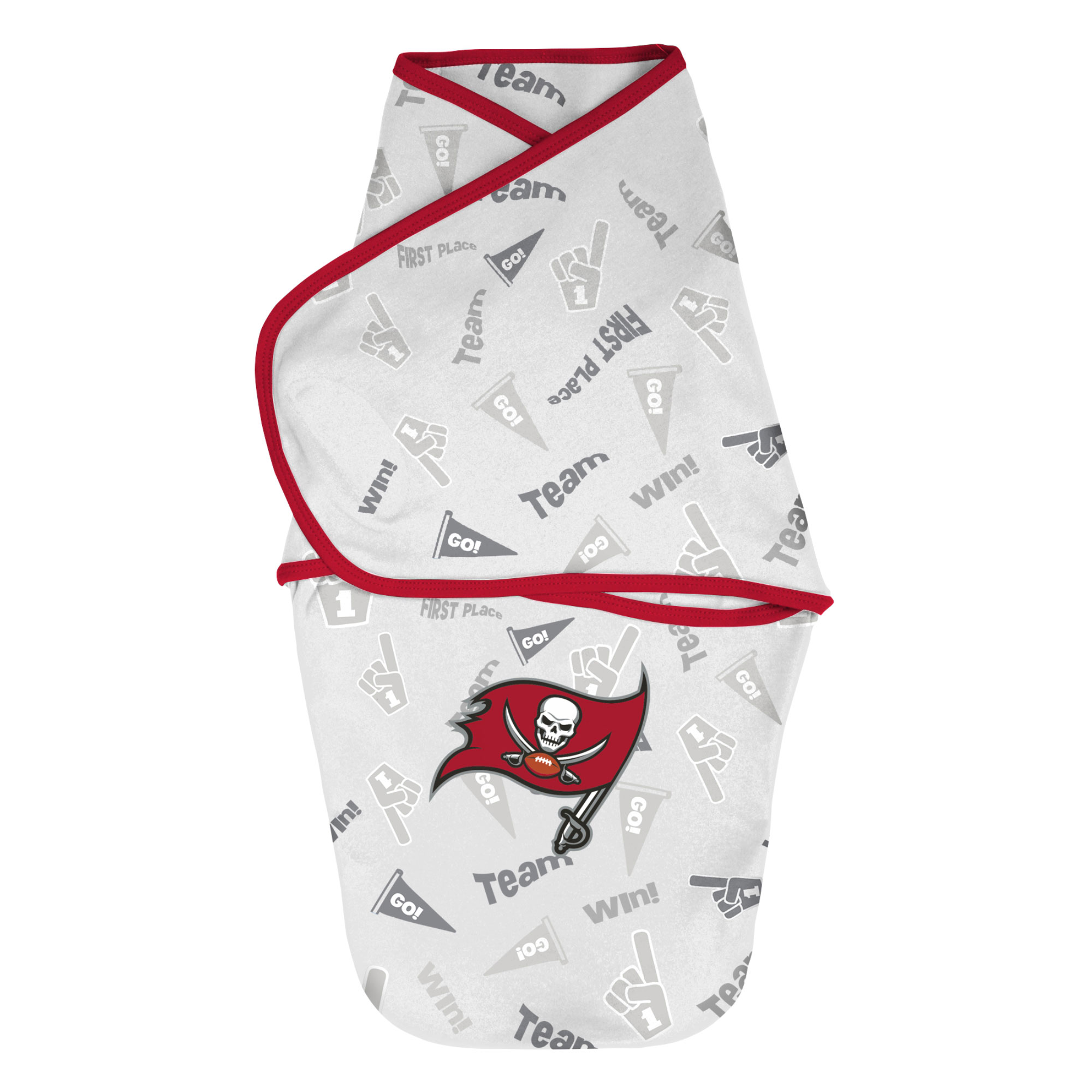 Newborn & Infant Red/White Tampa Bay Buccaneers Cocoon Two-Piece Swaddle Set