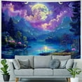thumbnail image 4 of BCIIG   Mushroom Tapestry, Glow in the Dark Cool Mountain Nature Tapestries Wall Tapestry,  Forest and Butterfly Tapestry for Bedroom Living Room mo yue Dorm  40x60inch, 4 of 6
