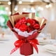 thumbnail image 4 of Ramo de jabón perfumado con rosas artificiales para la fiesta del Día de San Valentín de la madre rojo, 4 of 9
