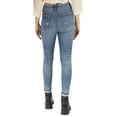 thumbnail image 2 of Indigo Rein Juniors’ Super High-Rise Ripped Skinny Jeans, Blue, 1/24, 2 of 2