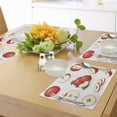 thumbnail image 4 of Ambesonne Sweets Place Mats Set of 4, Juicy Fresh Fruits Nature, Standard Size, Cream Scarlet, 4 of 6