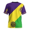 thumbnail image 5 of Craaazy Unisex Funny Print Crewneck Short Sleeve Mardi Gras T-Shirts Gifts, 5 of 8