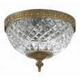 thumbnail image 4 of Crystorama Ceiling Mount 8" Wide Olde Brass Ceiling Light, 4 of 10