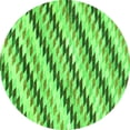 thumbnail image 1 of Ahgly Company Indoor Round Abstract Green Modern Area Rugs, 3' Round, 1 of 4
