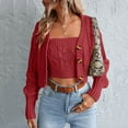 thumbnail image 2 of Vedolay Women Long Cardigan Winter Knitted Sweaters Shawl Cardigan Coats 2023 RD2,M, 2 of 5