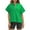 Green, variant on Ruyang Womens Oversized Short Sleeve Half Zip Hoodies 2024 Fashion Summer Sweatshirts with Pockets Dressy Casual Fashion Pullover Tops
