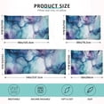 thumbnail image 5 of Plush Pillow Covers Luxury Soft Throw Pillow Cases Decorative Bed Sofa Cushion with Zipper 20x30in Blue and Purple Marble, 5 of 8