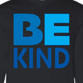 thumbnail image 4 of Inktastic Be Kind Logo in Blue Long Sleeve T-Shirt, 4 of 5