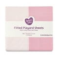 thumbnail image 3 of Parent's Choice Cotton Fitted Playard Sheets for Baby Girls, Pink, 2-Pack, 3 of 5