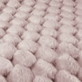 thumbnail image 3 of REGALWOVEN Pack of 2 Throw Pillow Covers Faux Fur Decorative Pillow Covers Fuzzy Plush Cushion Covers Pink 18" x 18", 3 of 6