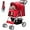 Red, variant on Pet Stroller, 4 Wheels Pet Strolling Cart for Medium/Small Dogs and Cats, Foldable Cat Jogger/Dog Stroller with Cup Holder, Storage Basket, Breathable Mesh, All-Season Pet Carrier, Red