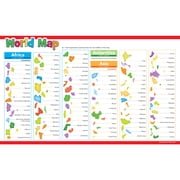 MasterPieces 60 Piece Jigsaw Puzzle - World Map - 16.5x12.75