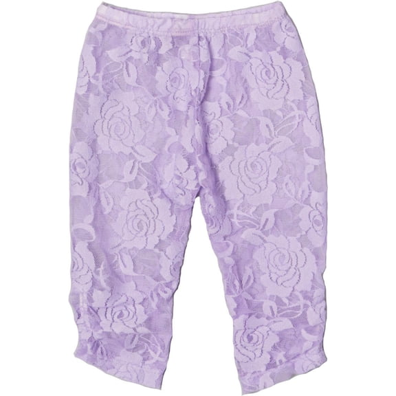 Wenchoice Girl's Lavender Lace Leggings - S(1T-2T)