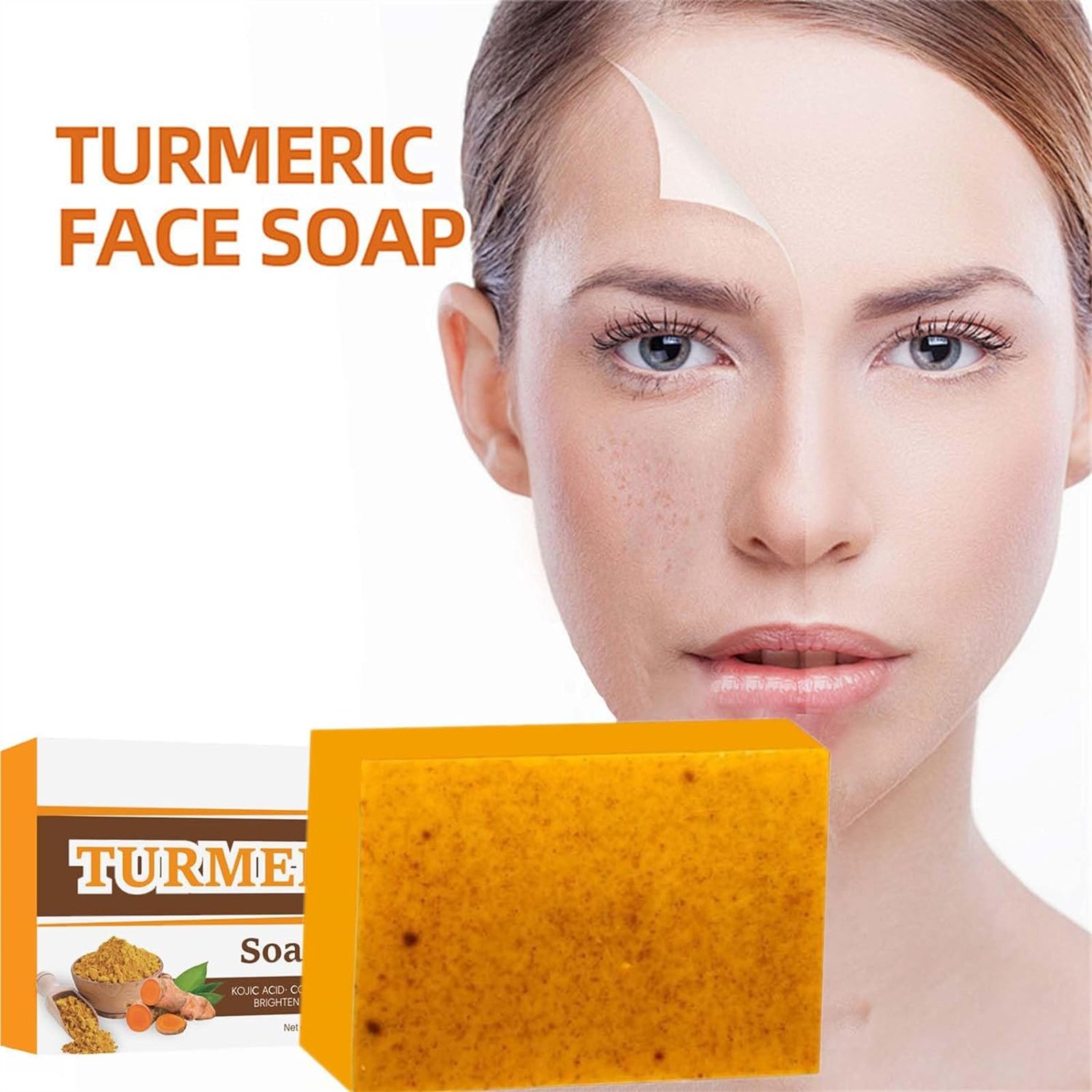 Soap Bar For Face & Body Cleanser Soap For Dark Areas Underarms Face ...