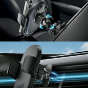 YOOVEE Universal Dashboard & Windshield Car Phone Holder - 360° Rotatable Mount, 3-in-1 Vent/Dash/Windshield Clip for 4-7 Phones, iPhone, Samsung, Google Pixel, Moto