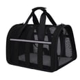 thumbnail image 1 of Bolsa de transporte para mascotas perfecl 48 x 27 x 27 cm negro, 1 of 5