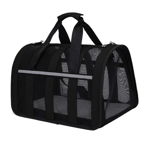 Bolsas de transporte portátiles Gloria Portador de mascotas al aire libre negro 48 cm x 27 cm x 27 cm