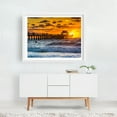 thumbnail image 2 of Waist Deep - Naples Florida Photography White Framed Wall Art Print 20 x 30 inches, 2 of 3