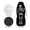 thumbnail image 6 of Jiueut Skull Print 2PCS Car Seat Covers, Breathable Auto Seat Cushion Scratch-Resistant Sedan Interior Covers Easy to Clean Bucket Seat Cover Fit for Vans Suv Truck, 6 of 7