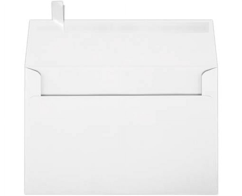 LUXPaper A9 Invitation Envelope, (5 3/4 x 8 3/4), 60lb. White w/Peel & Seal, 100/Pack