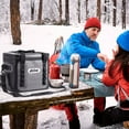 thumbnail image 3 of 36 Cans Large Soft Pack Cooler Bag Insulated Water-Resistant For Picnic Camping, 3 of 12