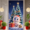 thumbnail image 5 of Festive Cat Christmas Banner Colorful Ornaments Holiday Background for Seasonal Party Winter Celebration Gathering, 5 of 9