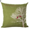 thumbnail image 2 of Yirtree Porch Patio Birds Throw Pillow Covers for Spring Farmhouse Decoration Outdoor Furnitures Décor Decorative Cushion 18x18, 2 of 5