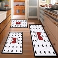 thumbnail image 2 of Kitchen Rugs Sets 3 Piece with Runner Floral Kitchen Floor Mat Carpet Farmhouse Rugs and Mats Non Skid Washable Runner Rug for Kitchen Office Sink Laundry, 2 of 12