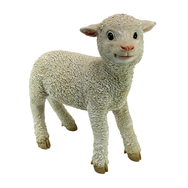 resin lamb statue