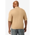 thumbnail image 4 of KingSize Men's Big & Tall Knit Sweater Polo, 4 of 5