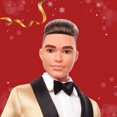 thumbnail image 2 of Barbie Signature Ken Poupée mode Joyeux Noël 2025, brun clair, 2 of 6