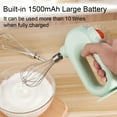 thumbnail image 3 of Mixer Electric Egg Beater Handheld Mixer Food Beater Whisk with 4 Speed for Baking Cake Egg Cream Upright Wireless Hand Mixer Electric, 3 of 7
