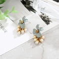 thumbnail image 1 of Pendientes de flores Fiudx Decorados Populares Coreanos Mujer, 1 of 7