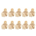 thumbnail image 3 of 10 Uds. Robot de madera sin terminar figuras con formas de personas de madera para manualidades de pintura DIY, 3 of 14