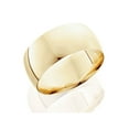 thumbnail image 2 of Bande de Mariage Polie Haute 10mm Dôme Or Jaune 14K, 2 of 2