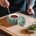 thumbnail image 4 of ColoMX Tazón de calabaza Tazón de calabaza Cerámico Bakeware BakeWare Bewer con tapa, 4 of 7