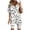 White, variant on Idoravan Pajamas for Women Shorts and Short Sleeve Lounge Sets for Women Plus Size 2 Piece Sets Women Fashion Printed V-Neck Blouse Short Sleeve Shorts Casual Suit Sets