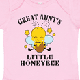 thumbnail image 4 of Inktastic Cute Bee Great Aunt's Little Honeybee with Stars Boys or Girls Baby Bodysuit, 4 of 5
