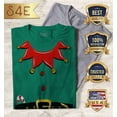 thumbnail image 2 of S4E Men's Elf Christmas Holiday Costume T-Shirt Medium Kelly, 2 of 4