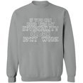 thumbnail image 2 of OXI Crewneck Sweatshirt - If You Can Read This,Basic Casual Sweatshirts for Men's and Women Fleece Sweatshirt Long Sleeve- Sport Grey 3X-Large, 2 of 2