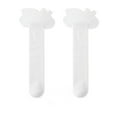 thumbnail image 3 of CAIXIA Girls Knee High Socks Kids White Ruffled Lace Tall Boot Cotton Princess Bow Frilly Dress Socks, 3 of 6